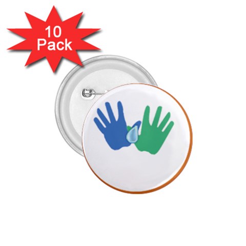 Hand 1.75  Button (10 pack)  from UrbanLoad.com Front