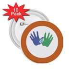 Hand 2.25  Button (10 pack)