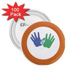 Hand 2.25  Button (100 pack)