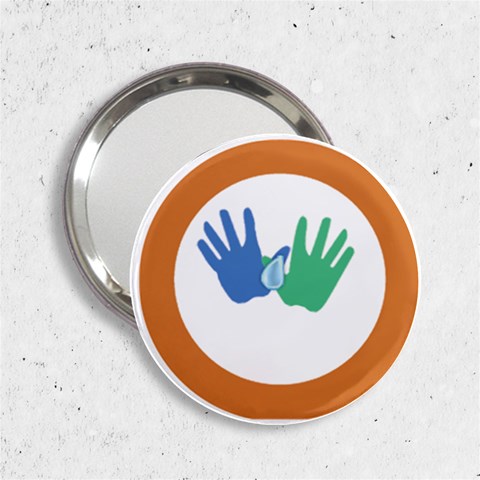 Hand 2.25  Handbag Mirror from UrbanLoad.com Front