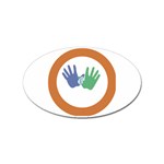 Hand Sticker (Oval)