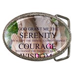Serenity Prayer Roses Belt Buckle