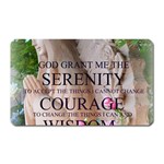 Serenity Prayer Roses Magnet (Rectangular)