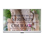 Serenity Prayer Roses Business Card Holder