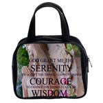 Serenity Prayer Roses Classic Handbag (Two Sides)