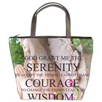 Serenity Prayer Roses Bucket Bag