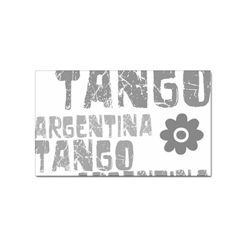 Argentina tango Sticker Rectangular (10 pack) from UrbanLoad.com Front
