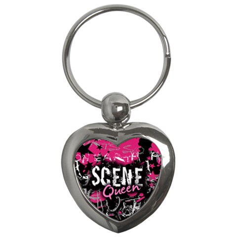 Scene Queen Key Chain (Heart) from UrbanLoad.com Front