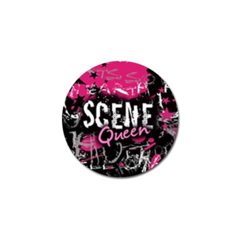 Scene Queen Golf Ball Marker (4 pack) from UrbanLoad.com Front