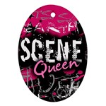 Scene Queen Oval Ornament (Two Sides)