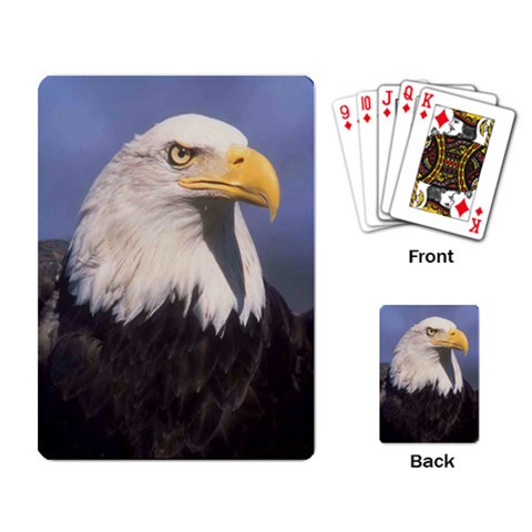 Bald Eagle Playing Cards Single Design from UrbanLoad.com Back