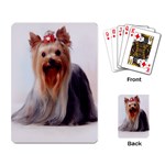 Yorkie Dog Playing Cards Single Design