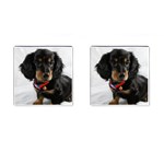 Dachshund Dog Cufflinks (Square)