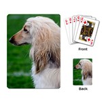 Afghan Hound Dog Playing Cards Single Design
