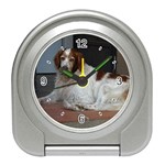 Irish Red And White Setter Dog Travel Alarm Clock