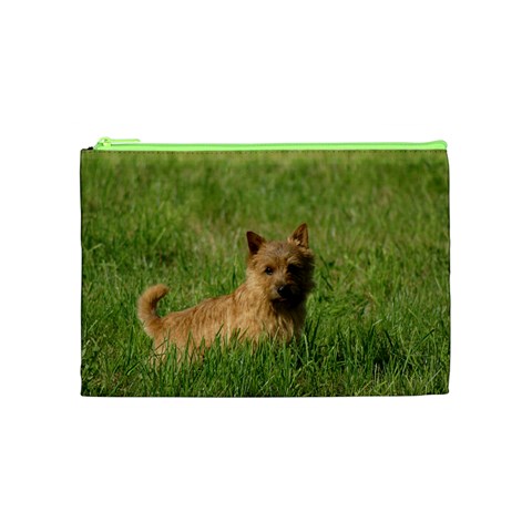 Norwich Terrier Dog Cosmetic Bag (Medium) from UrbanLoad.com Front
