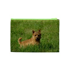 Norwich Terrier Dog Cosmetic Bag (Medium) from UrbanLoad.com Back