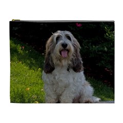 Petit Basset Griffon Dog Cosmetic Bag (XL) from UrbanLoad.com Front