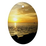 Yellow Sky Ornament (Oval)