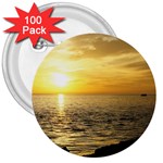 Yellow Sky 3  Button (100 pack)