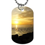 Yellow Sky Dog Tag (One Side)