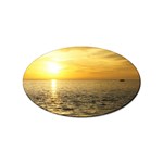 Yellow Sky Sticker Oval (100 pack)
