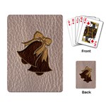 Leather-Look Wedding Playing Cards Single Design