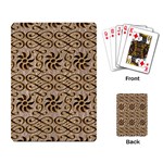 Leather-Look Ornament Playing Cards Single Design