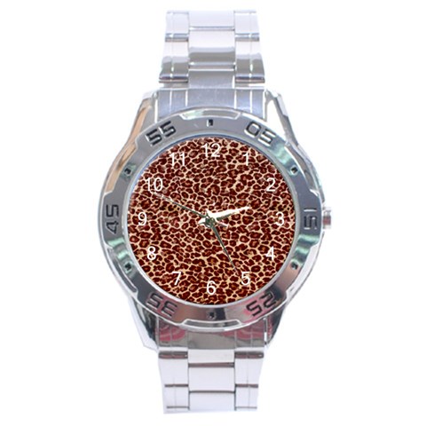 Just Leopard Stainless Steel Analogue Men’s Watch from UrbanLoad.com Front