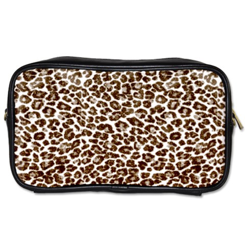 Just Snow Leopard Toiletries Bag (Two Sides) from UrbanLoad.com Front