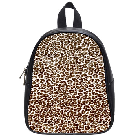 Just Snow Leopard School Bag (Small) from UrbanLoad.com Front