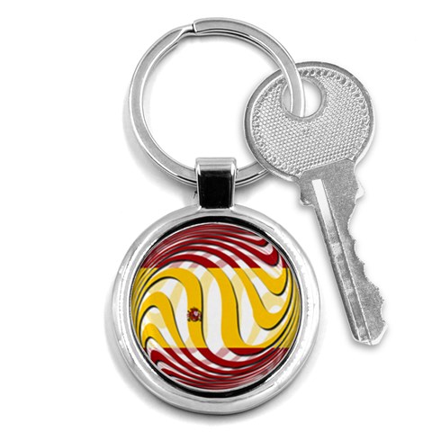 Spain Light Key Chain (Round) from UrbanLoad.com Front