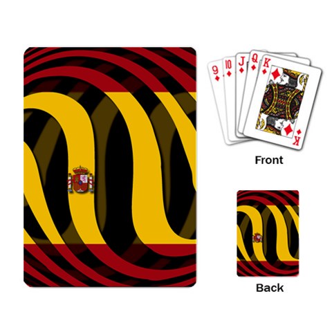 Spain Dark Playing Cards Single Design from UrbanLoad.com Back