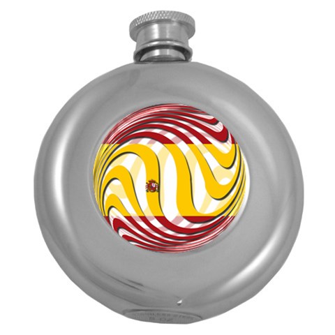 Spain Light Hip Flask (5 oz) from UrbanLoad.com Front