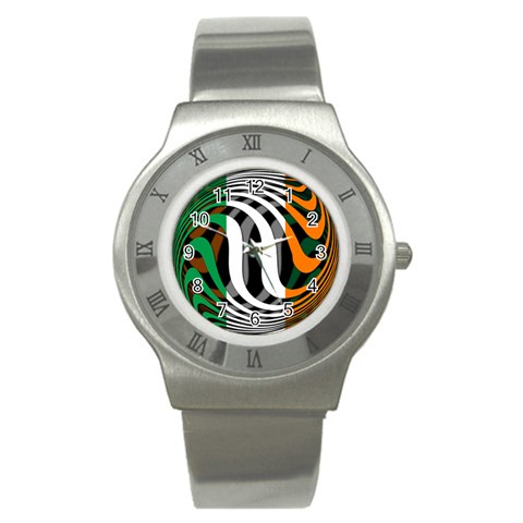 Ireland Stainless Steel Watch from UrbanLoad.com Front
