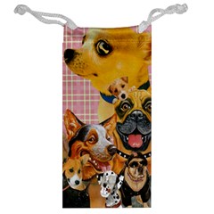Dogs Are Fun  Jewelry Bag from UrbanLoad.com Back