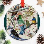 Pretty Birdies Medium Ornament (Round)