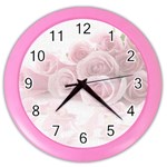 rose_5 Color Wall Clock